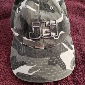 jti Hat Gray Camouflage Case IH Agriculture Size S-M Flexfit